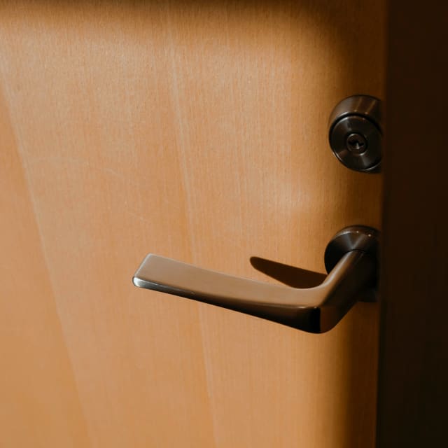 Closed door